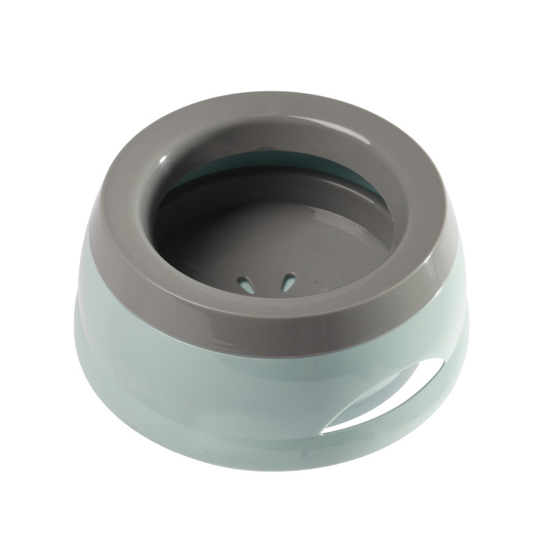 Anti-Overflow Floating Slow Water Feeding Pet Bowl